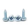Blue white Zinc Plated Pan Head Self-tapping Screws