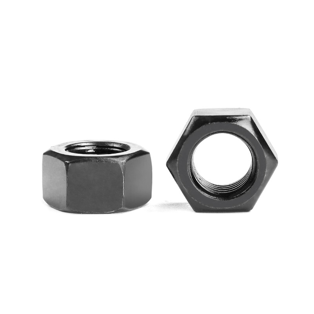 High Strength Steel Black Oxide Hex Nuts DIN934