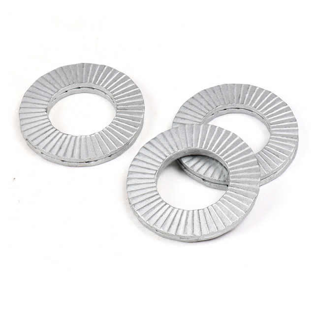 Dacromet Plated Steel Double Fold Self-Lock Washers