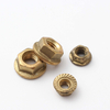 Copper Brass Hex Flange Nuts DIN6923