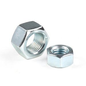 High Strength Blue White Zinc Plated Hex Nuts DIN934