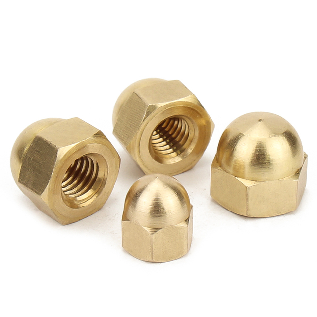 Copper Brass Cap Nuts DIN1587