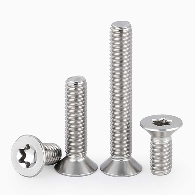 Stainless Steel Anti Theft Bolt Flat Head Machine Screw ISO14582