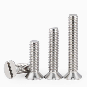 Stainless Steel Slotted Flat Head Machine Screw DIN963
