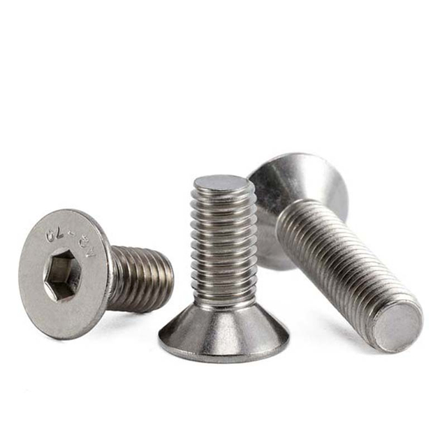 Stainless Steel Flat Socket Head Cap Screws DIN7991