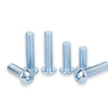 Blue And White Zinc Plated Round Head Socket Head Cap Screws ISO7380