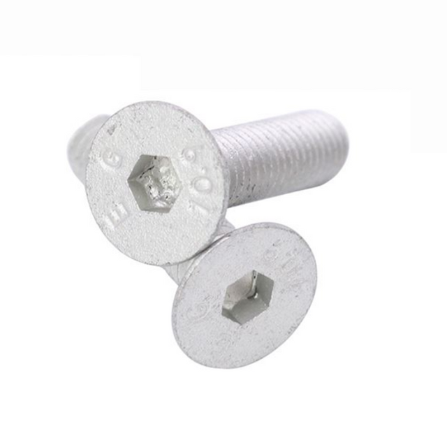 High Strength Dacromet DIN7991 CSK Flat Head Hex Socket Bolts