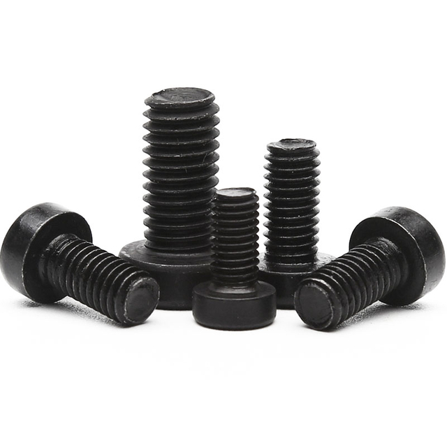 High Strength Steel Black Oxide Low Head Hex Socket Bolts DIN7984