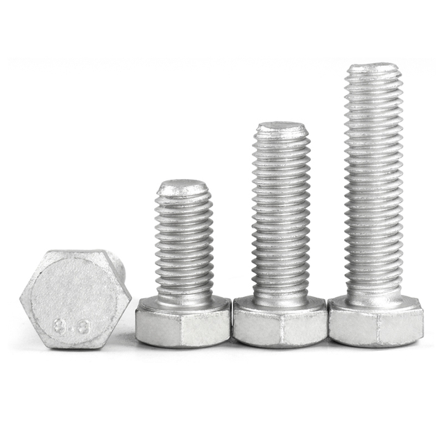 High Strength Steel DIN931 DIN933 Dacromet Hex Bolts