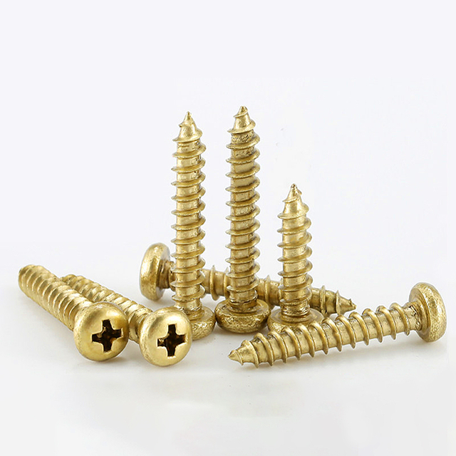 Copper Brass Pan Head Self-tapping Screws