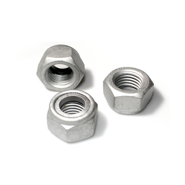 High Strength Steel Dacromet Nylon Lock Nuts DIN982