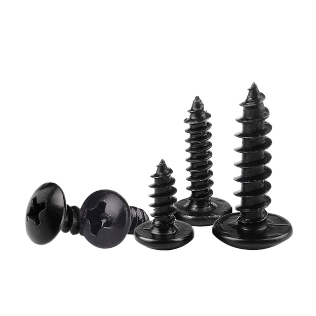 Black Phosphate Oxide Steel Pan Head Self-tapping Screws