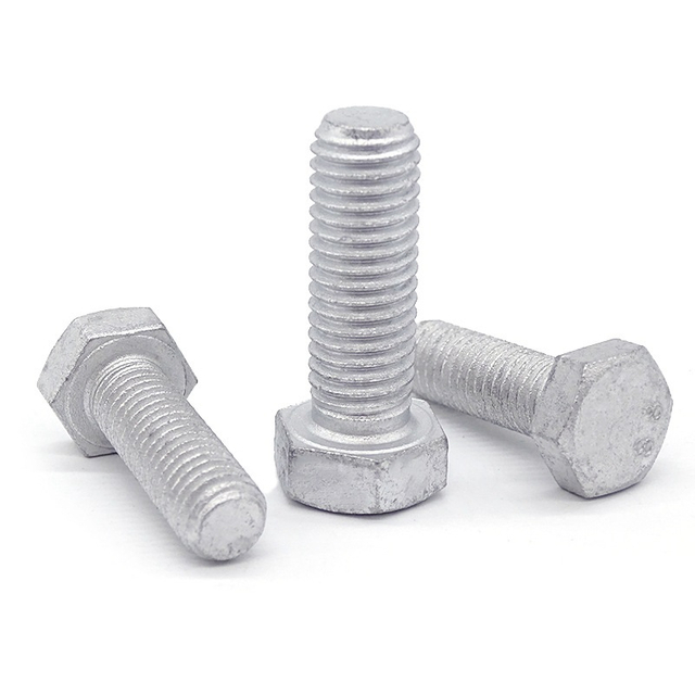 Carbon Steel DIN931 DIN933 Hot Dip Galvanized HDG Hex Bolts