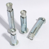 White Blue Zinc Plated Steel Hex Nut Sleeve Anchor Expansion Bolt