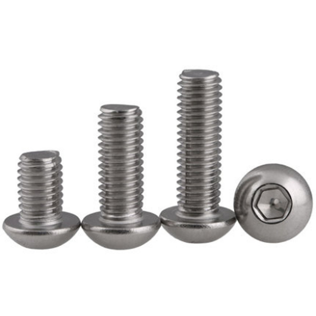 Stainless Steel Socket Round Head Bolt ISO7380