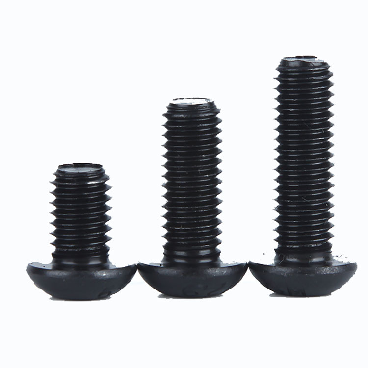 thumbnail image 2 of 100 Black Socket Screw Belt Rivets, 5mm, For Crafts Bags, Unbranded 2 of 5