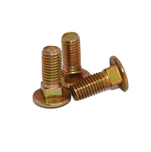 High Strength Yellow Zinc Plated Carriage Bolts DIN603