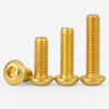 Copper Brass ISO7380 Button Head Hex Socket Bolts