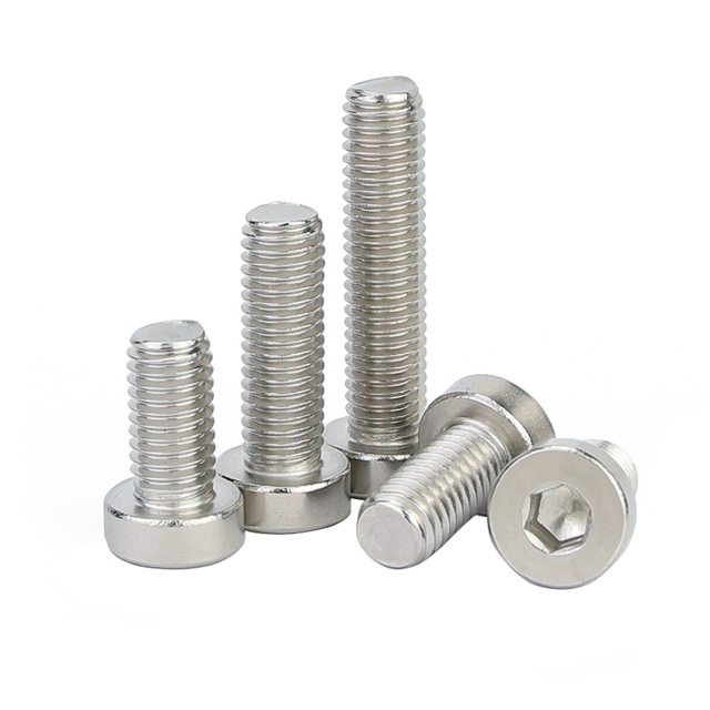 Stainless Steel DIN7984 Low Head Hex Socket Bolts