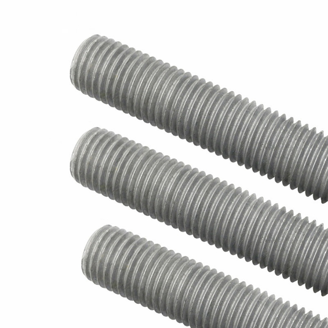 Hot Dip Galvanized HDG High Strength Steel Threaded Rods DIN975 DIN976