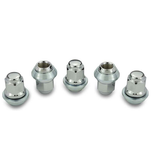 Galvanized White Blue Zinc Plated Wheel Nuts