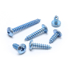 Blue white Zinc Plated Pan Head Self-tapping Screws