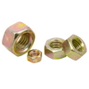 High Strength Steel Yellow Zinc Plated Hex Nuts DIN934