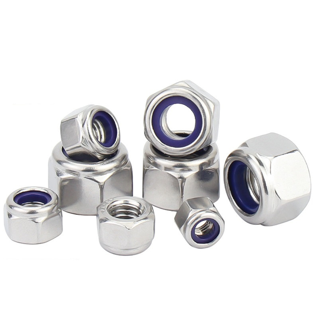 Stainless Steel Nylon Lock Nuts DIN982