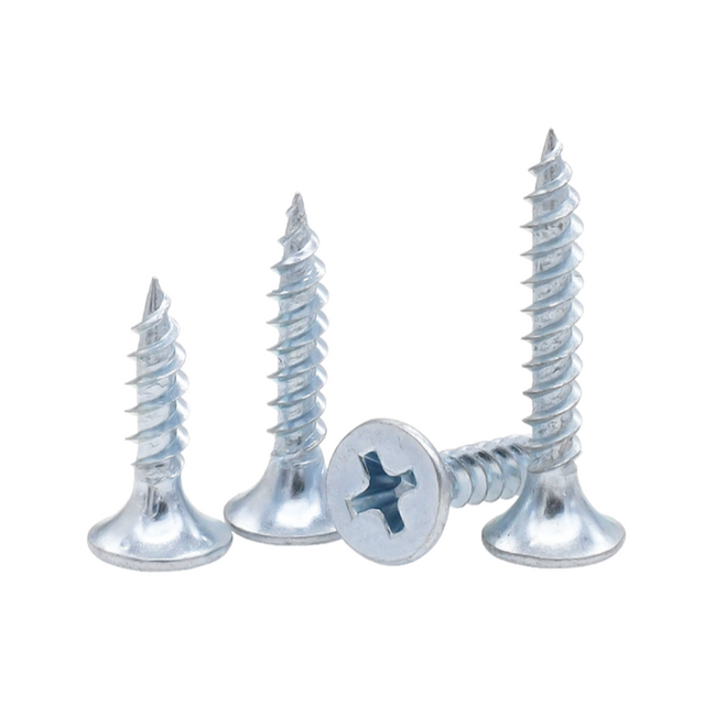 Blue White Zinc Plated Drywall Screws DIN18182