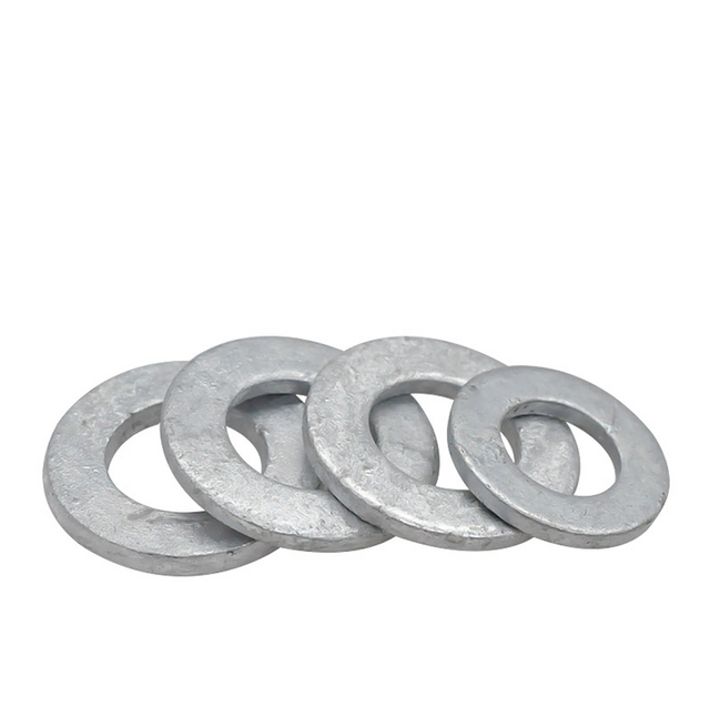 Hot Dip Galvanized HDG Steel Flat Washers DIN125