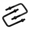 Black carbon steel square U-bolts