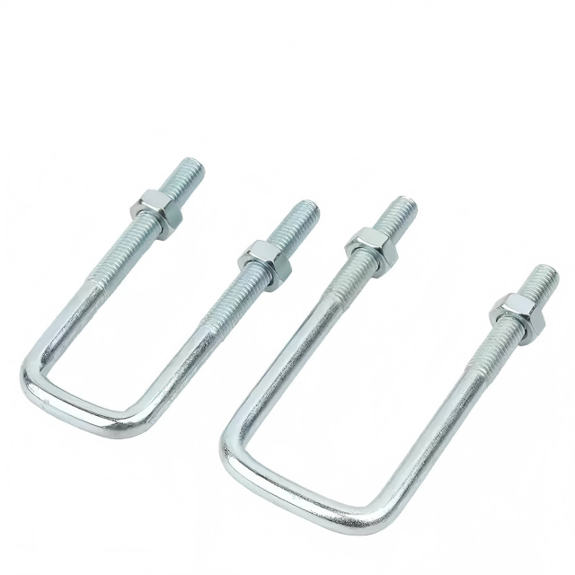 Galvanized carbon steel square U-bolts