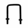Black carbon steel square U-bolts